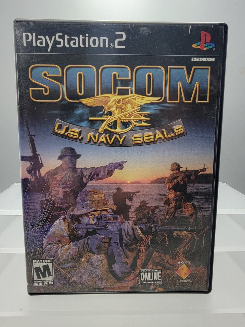 SOCOM: U.S. Navy SEALs (Sony PlayStation 2, 2002) With Manual